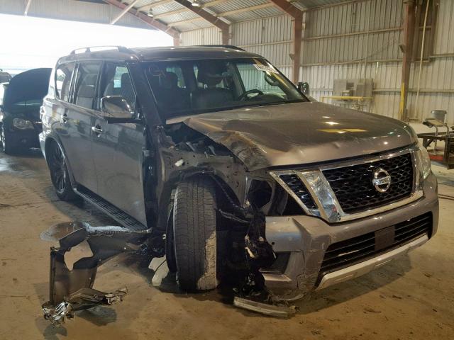 JN8AY2NF3H9301752 - 2017 NISSAN ARMADA PLA GRAY photo 1