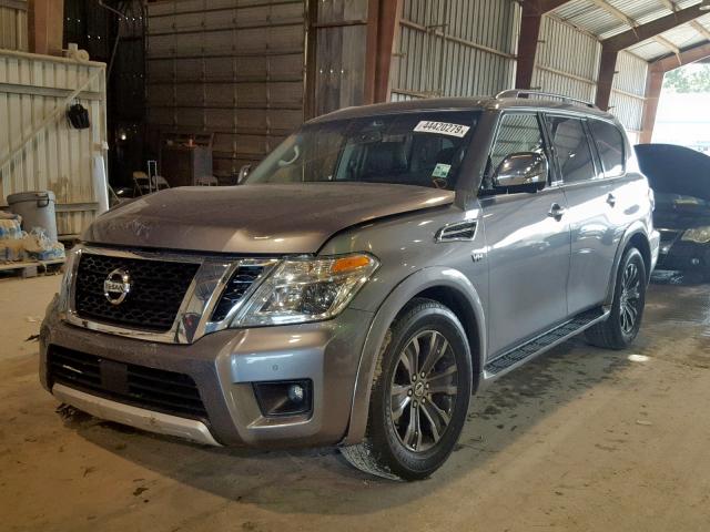 JN8AY2NF3H9301752 - 2017 NISSAN ARMADA PLA GRAY photo 2