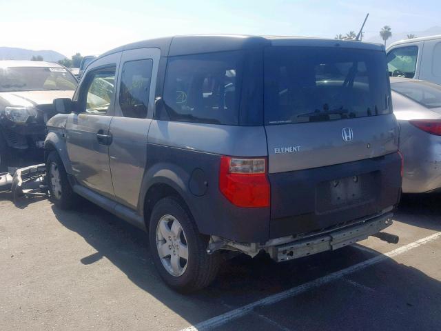 5J6YH28695L005472 - 2005 HONDA ELEMENT EX GRAY photo 3