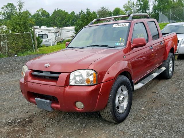 1N6ED27YX1C382049 - 2001 NISSAN FRONTIER C RED photo 2