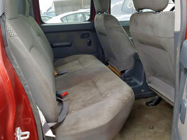 1N6ED27YX1C382049 - 2001 NISSAN FRONTIER C RED photo 6