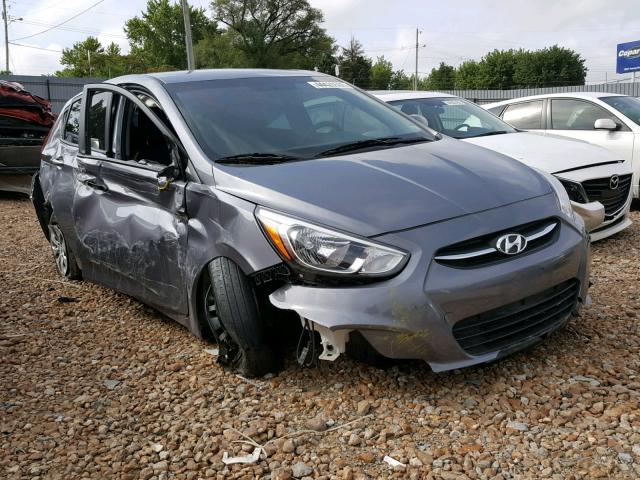 KMHCT5AE8GU289140 - 2016 HYUNDAI ACCENT SE GRAY photo 1