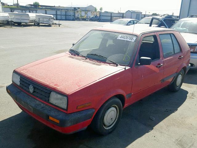 3VWFA21G6NM035111 - 1992 VOLKSWAGEN GOLF GL RED photo 2