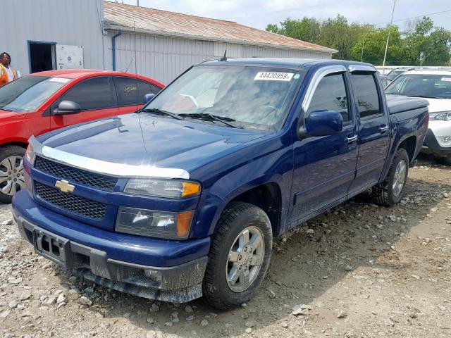 1GCDSCFE8B8136395 - 2011 CHEVROLET COLORADO L BLUE photo 2
