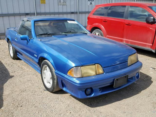 1FABP40E9JF157277 - 1988 FORD MUSTANG LX BLUE photo 1