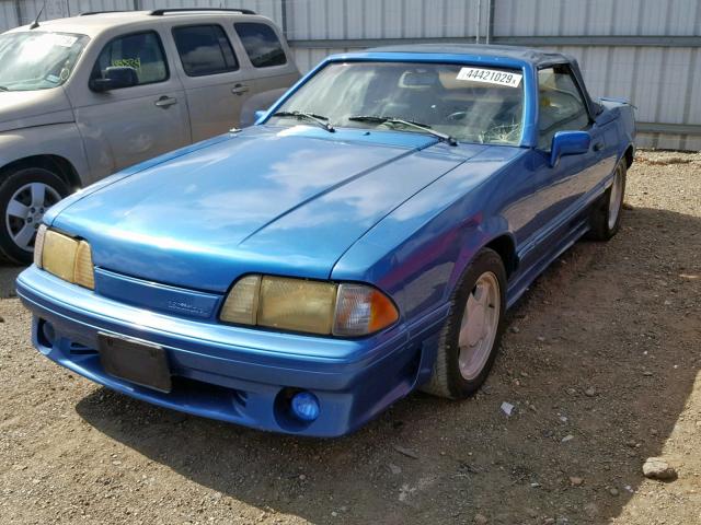 1FABP40E9JF157277 - 1988 FORD MUSTANG LX BLUE photo 2