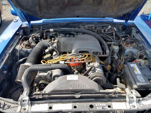 1FABP40E9JF157277 - 1988 FORD MUSTANG LX BLUE photo 7