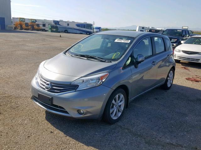 3N1CE2CP0EL373457 - 2014 NISSAN VERSA NOTE SILVER photo 2