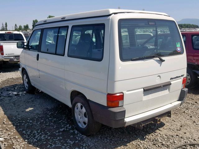 WV2MC070XPH058614 - 1993 VOLKSWAGEN EUROVAN MV WHITE photo 3