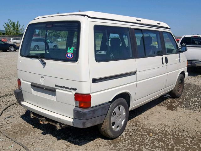 WV2MC070XPH058614 - 1993 VOLKSWAGEN EUROVAN MV WHITE photo 4