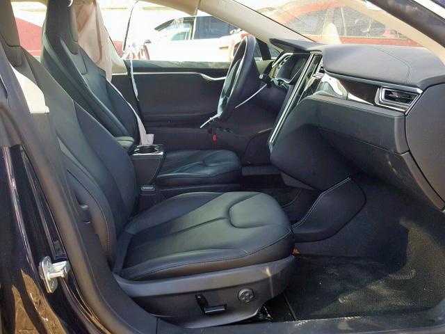 5YJSA1H16EFP52187 - 2014 TESLA MODEL S Mavi foto 5