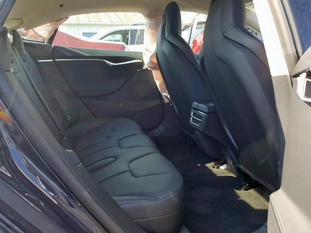 5YJSA1H16EFP52187 - 2014 TESLA MODEL S Mavi foto 6