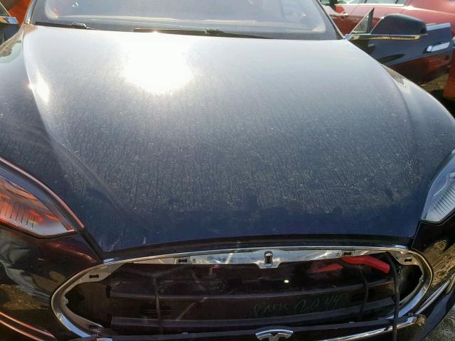 5YJSA1H16EFP52187 - 2014 TESLA MODEL S Mavi foto 7
