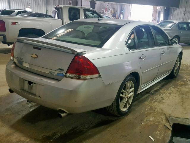 2G1WC5EM7B1178319 - 2011 CHEVROLET IMPALA LTZ SILVER photo 4