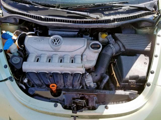 3VWSF31Y57M403117 - 2007 VOLKSWAGEN NEW BEETLE Grün Foto 7