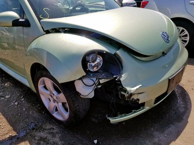 3VWSF31Y57M403117 - 2007 VOLKSWAGEN NEW BEETLE Grün Foto 9