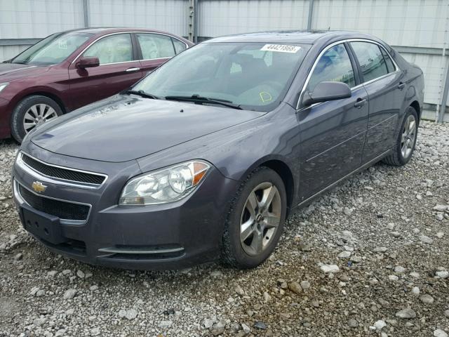 1G1ZC5EB2A4116583 - 2010 CHEVROLET MALIBU 1LT GRAY photo 2