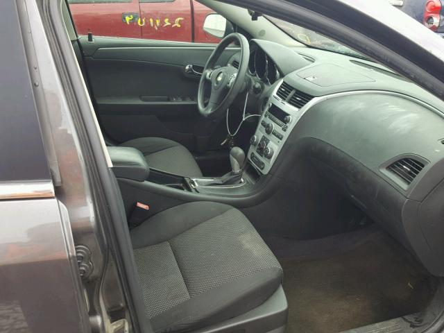 1G1ZC5EB2A4116583 - 2010 CHEVROLET MALIBU 1LT GRAY photo 5