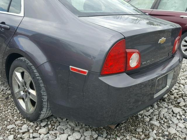 1G1ZC5EB2A4116583 - 2010 CHEVROLET MALIBU 1LT GRAY photo 9