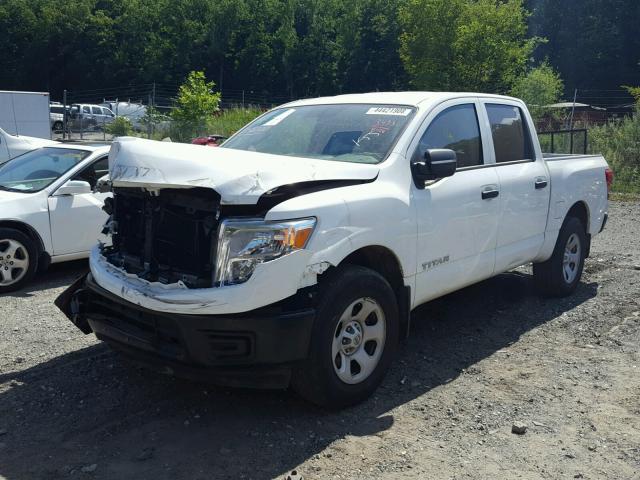 1N6AA1EJ0HN543210 - 2017 NISSAN TITAN S WHITE photo 2