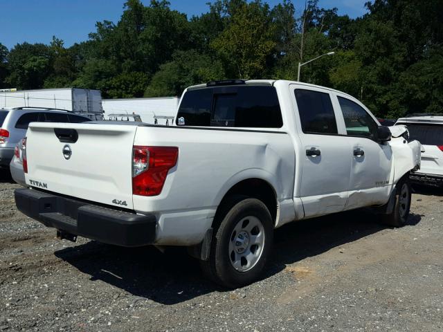 1N6AA1EJ0HN543210 - 2017 NISSAN TITAN S WHITE photo 4