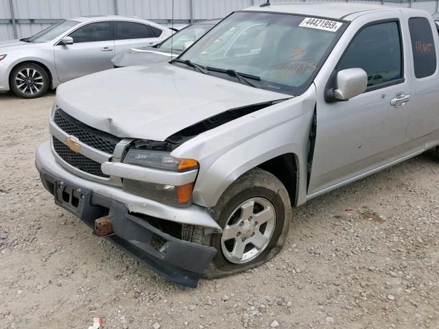 1GCESCF9XB8123803 - 2011 CHEVROLET COLORADO L SILVER photo 9