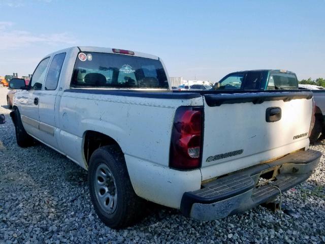 2GCEC19V151365056 - 2005 CHEVROLET SILVERADO WHITE photo 3