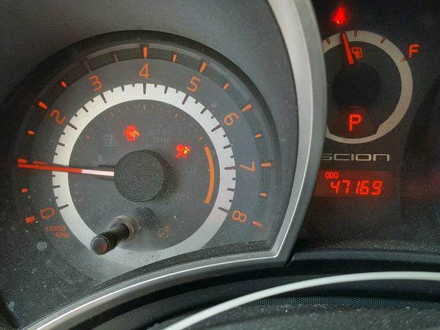 JTKJF5C78FJ003202 - 2015 TOYOTA SCION TC შავი ფოტო 8