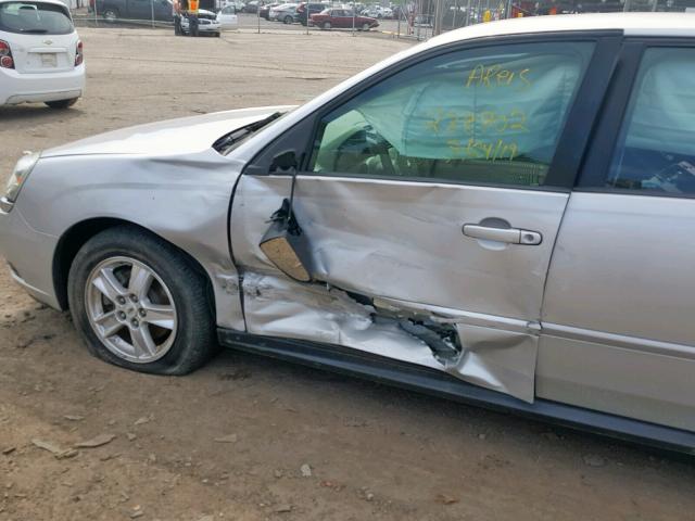 1G1ZT64855F238702 - 2005 CHEVROLET MALIBU MAX 银色 照片 9