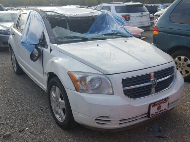 1B3HB48B28D651517 - 2008 DODGE CALIBER SX WHITE photo 1