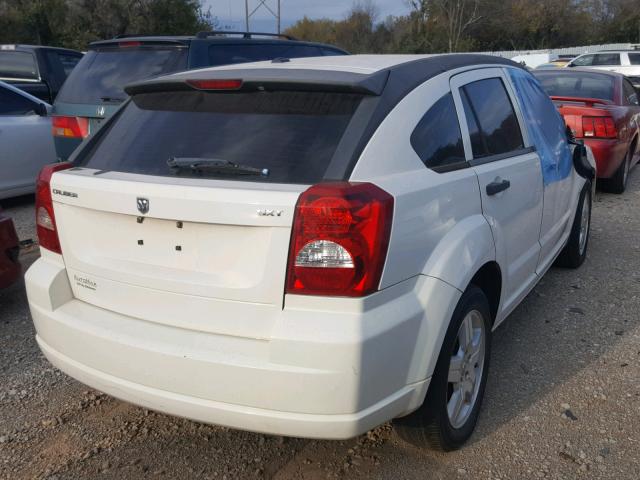 1B3HB48B28D651517 - 2008 DODGE CALIBER SX WHITE photo 4