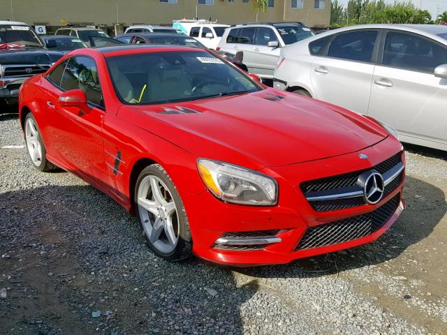 WDDJK6FA9GF038292 - 2016 MERCEDES-BENZ SL 400 RED photo 1