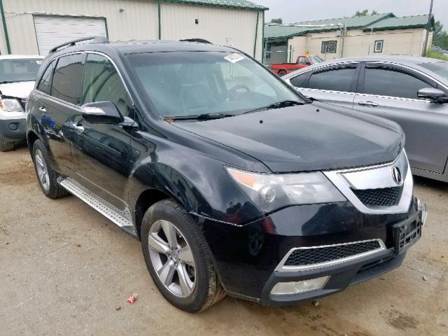 2HNYD2H29BH529593 - 2011 ACURA MDX BLACK photo 1