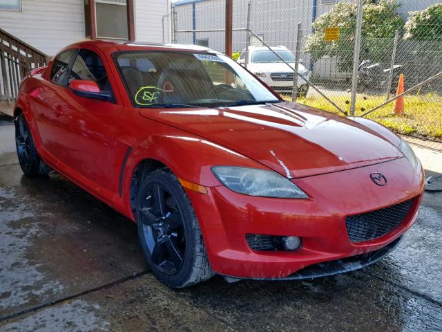 JM1FE173740102659 - 2004 MAZDA RX8 RED photo 1