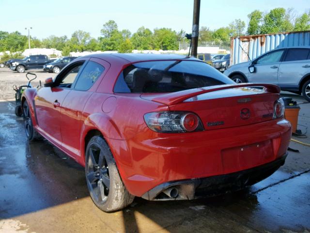 JM1FE173740102659 - 2004 MAZDA RX8 RED photo 3