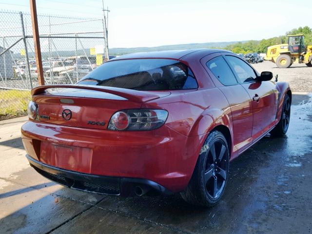 JM1FE173740102659 - 2004 MAZDA RX8 RED photo 4