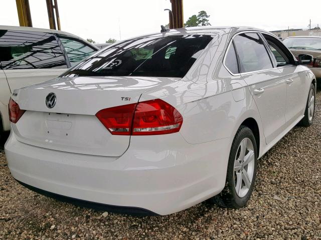 1VWAS7A3XFC107903 - 2015 VOLKSWAGEN PASSAT S WHITE photo 4