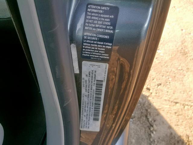 3VWBK31C45M412193 - 2005 VOLKSWAGEN NEW BEETLE ნაცრისფერი ფოტო 10