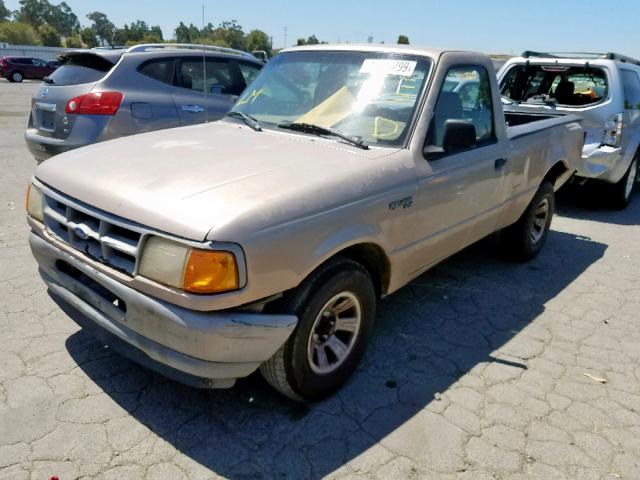 1FTCR10U1RUB50202 - 1994 FORD RANGER TAN photo 2