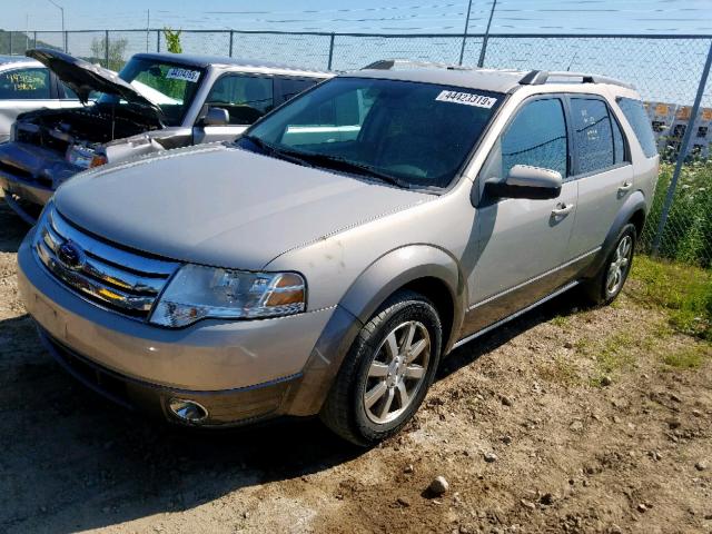 1FMDK02W99GA02293 - 2009 FORD TAURUS X S SILVER photo 2