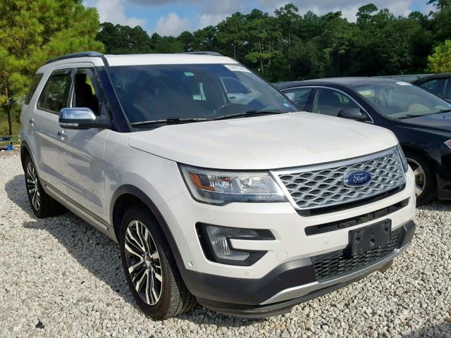 1FM5K8HTXGGC71190 - 2016 FORD EXPLORER P WHITE photo 1