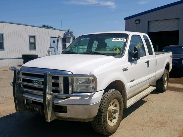 1FTWX31P76EB41694 - 2006 FORD F350 SRW S WHITE photo 2