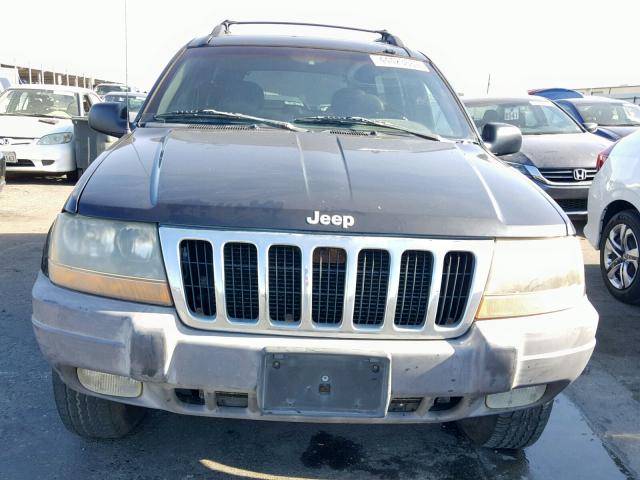 1J4GW58SXXC645466 - 1999 JEEP GRAND CHER BLACK photo 9