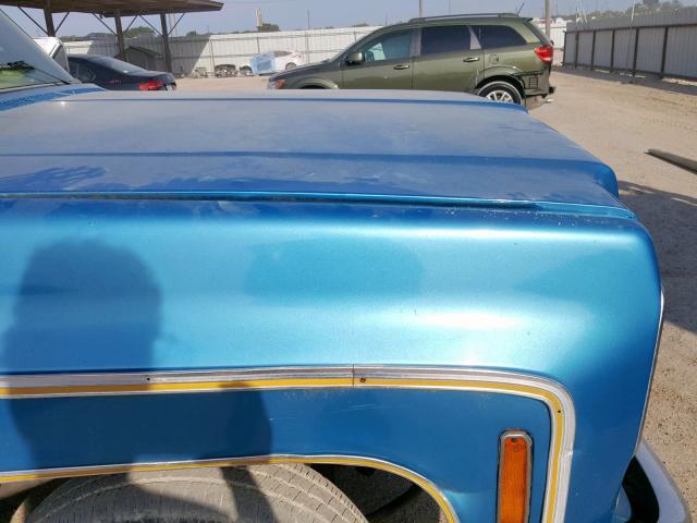 CCL447S131298 - 1977 CHEVROLET K SER 1500 BLUE photo 10