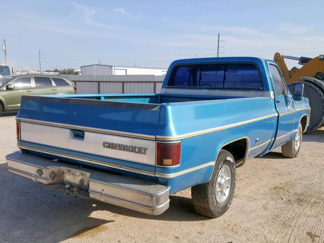 CCL447S131298 - 1977 CHEVROLET K SER 1500 BLUE photo 4