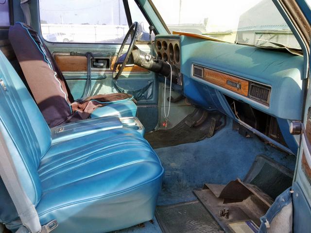 CCL447S131298 - 1977 CHEVROLET K SER 1500 BLUE photo 5