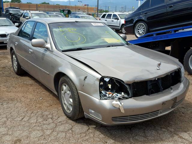 1G6KD54Y0YU215394 - 2000 CADILLAC DEVILLE BEIGE photo 1