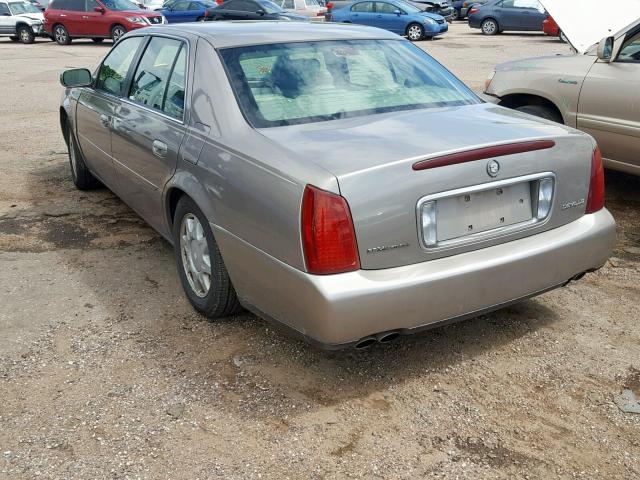 1G6KD54Y0YU215394 - 2000 CADILLAC DEVILLE BEIGE photo 3