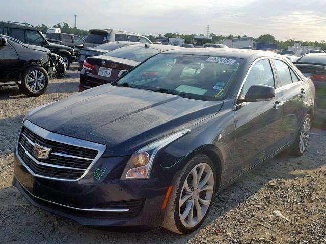 1G6AH5SX8F0127255 - 2015 CADILLAC ATS LUXURY BLUE photo 2