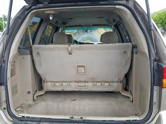 5FNRL18524B133676 - 2004 HONDA ODYSSEY LX GOLD photo 9